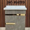 24" PIATTO Premium Vanity Cabinet