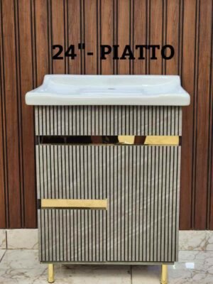 24" PIATTO Premium Vanity Cabinet
