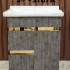 24" STUFA Premium Bathroom Vanity | Modern Sink Cabinet