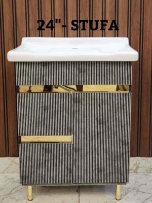 24" STUFA Premium Bathroom Vanity | Modern Sink Cabinet