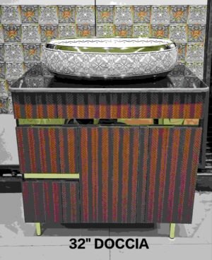 32" DOCCIA Designer Wash Basin Vanity Unit