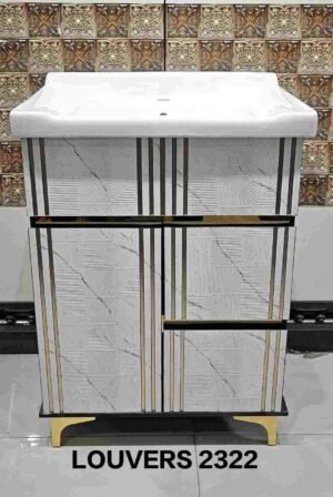 LOUVERS 2322 - Luxury Bathroom Vanity Cabinet with Sink
