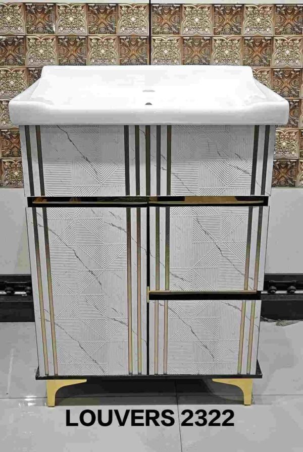 LOUVERS 2322 - Luxury Bathroom Vanity Cabinet with Sink
