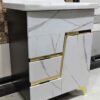 Luxury Marble Finish Bathroom Vanity Cabinet - ZM-851