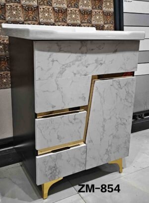 Luxury Marble Finish Bathroom Vanity - ZM-854.
