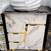 Luxury Marble Finish Bathroom Vanity with Designer Basin | Model
ZM-856