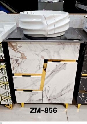 Luxury Marble Finish Bathroom Vanity with Designer Basin | Model
ZM-856