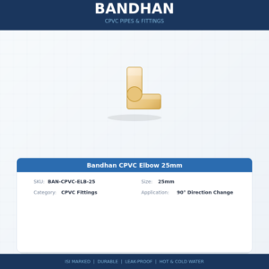 Bandhan CPVC Elbow 25mm