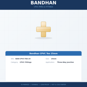 Bandhan CPVC Tee 25mm