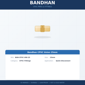 Bandhan CPVC Union 25mm